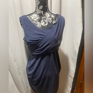 Athleta Navy Blue Midi Dress